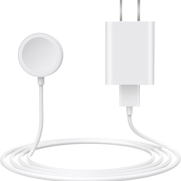 Magnetic Fast Charger for Apple Watch, Wireless Charging Cable for All iWatch Series (1 m)