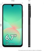 SAMSUNG Galaxy A26 5G 2025 with AI | 256GB, 8GB, Dual SIM | 6.7" 120Hz AMOLED, IP67 Water Resistant, Android 15 | International Model Factory Unlocked for T-Mobile, Global | 25W Charger Bundle (Black) - Image 9