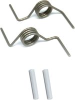 [DA81-01345B Spring OEM Mania] DA81-01345B 2-PACK NEW OEM Produced for SAMSUNG Refrigerator French Door Springs and 2 White Sleeve Pin Set Replacement Part - Image 3