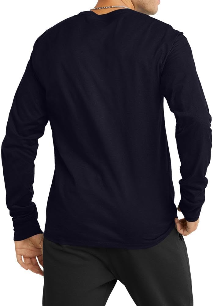 Champion Men's Long Sleeve T-shirt, Classic T-shirt for Men (Reg. Or Big & Tall) 2 Champion Men's Long Sleeve T-shirt, Classic T-shirt for Men (Reg. Or Big & Tall) - Image 2