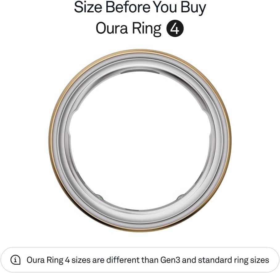 Oura Ring 4 - Gold - Size 8 - Size Before You Buy 2 Oura Ring 4 - Gold - Size 8 - Size Before You Buy - Image 2