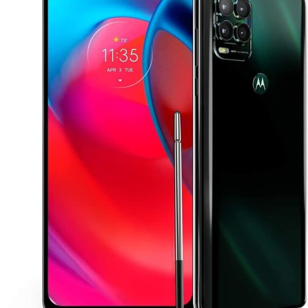 Motorola Moto G Stylus 5G | 2021 | 2-Day Battery | Unlocked | Made for US 4/128GB | 48MP Camera | Cosmic Emerald