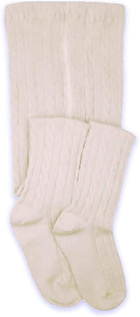Jefferies Socks Girls 2-6X Cable Tight 1 Jefferies Socks Girls 2-6X Cable Tight