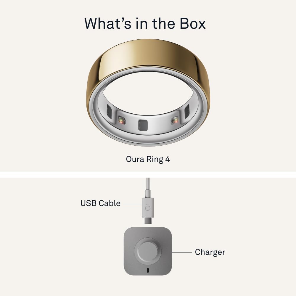 Oura Ring 4 - Gold - Size 8 - Size Before You Buy 8 Oura Ring 4 - Gold - Size 8 - Size Before You Buy - Image 8