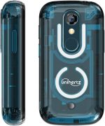 Unihertz Jelly Star Mini Smartphone 3 Inch Smallest Tiny 4G Cell Phone Android 13 Transparent Design LED Light NFC OTG 8GB RAM 256GB ROM (Blue) Compatible with T-Mobile and Verizon only - Image 3