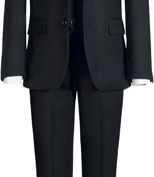 Marvelous World Boys' Formal Slim Fit Suit Set, Adjustable Waist