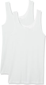 Amazon Essentials Women's Slim-Fit Tank Top, Pack of 2