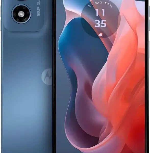 Motorola XT2413-3 Moto g Play 2024 6.5" 64GB 4GB RAM Sapphire Blue LTE AT&T Prepaid Smartphone