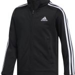 adidas Boys Zip Front Iconic Tricot Jacket