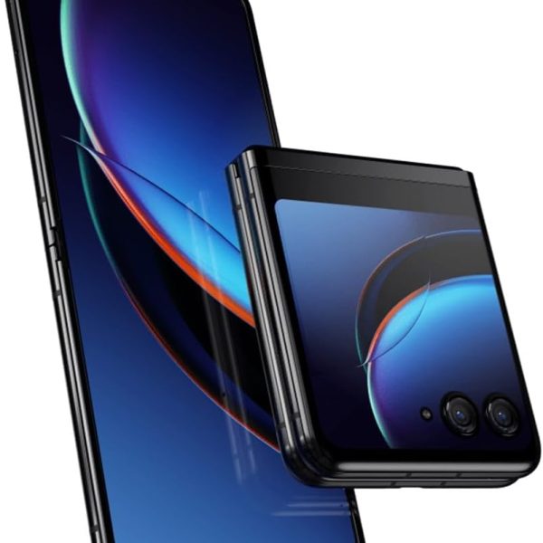 Motorola Moto Razr+ 5G 2023 (256GB, 8GB) 6.9" Foldable AMOLED, Snapdragon 8+ Gen 1 (AT&T Locked - 5G / 4G LTE) XT2321-5 (Black) (Renewed)