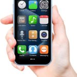 Mini 3G Smartphone Unlocked, 3.0" HD Android Dual Sim Quad Core Face ID Mini Premium Child Small Cell Phone World's Smallest Student Pocket Cellphone, 2+16GB Light Blue