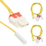 2 Pack Refrigerator Defrost Temp Sensor Replacement Temperature Thermostat Probe for Samsung Fridge Units DA32-00006W RF217ACRS