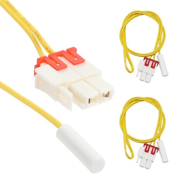 2 Pack Refrigerator Defrost Temp Sensor Replacement Temperature Thermostat Probe for Samsung Fridge Units DA32-00006W RF217ACRS