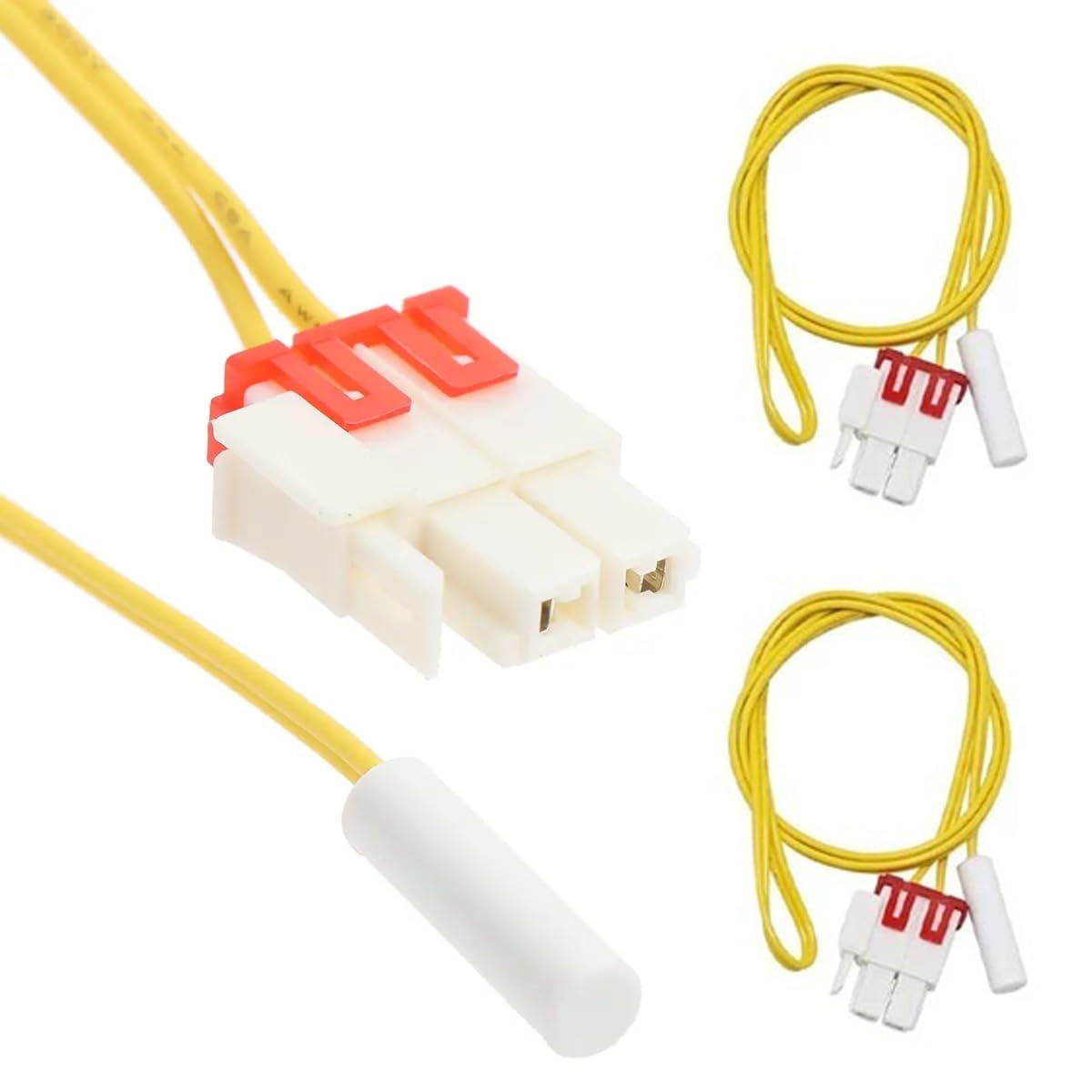 2 Pack Refrigerator Defrost Temp Sensor Replacement Temperature Thermostat Probe 2 Pack Refrigerator Defrost Temp Sensor Replacement Temperature Thermostat Probe for Samsung Fridge Units DA32-00006W RF217ACRS