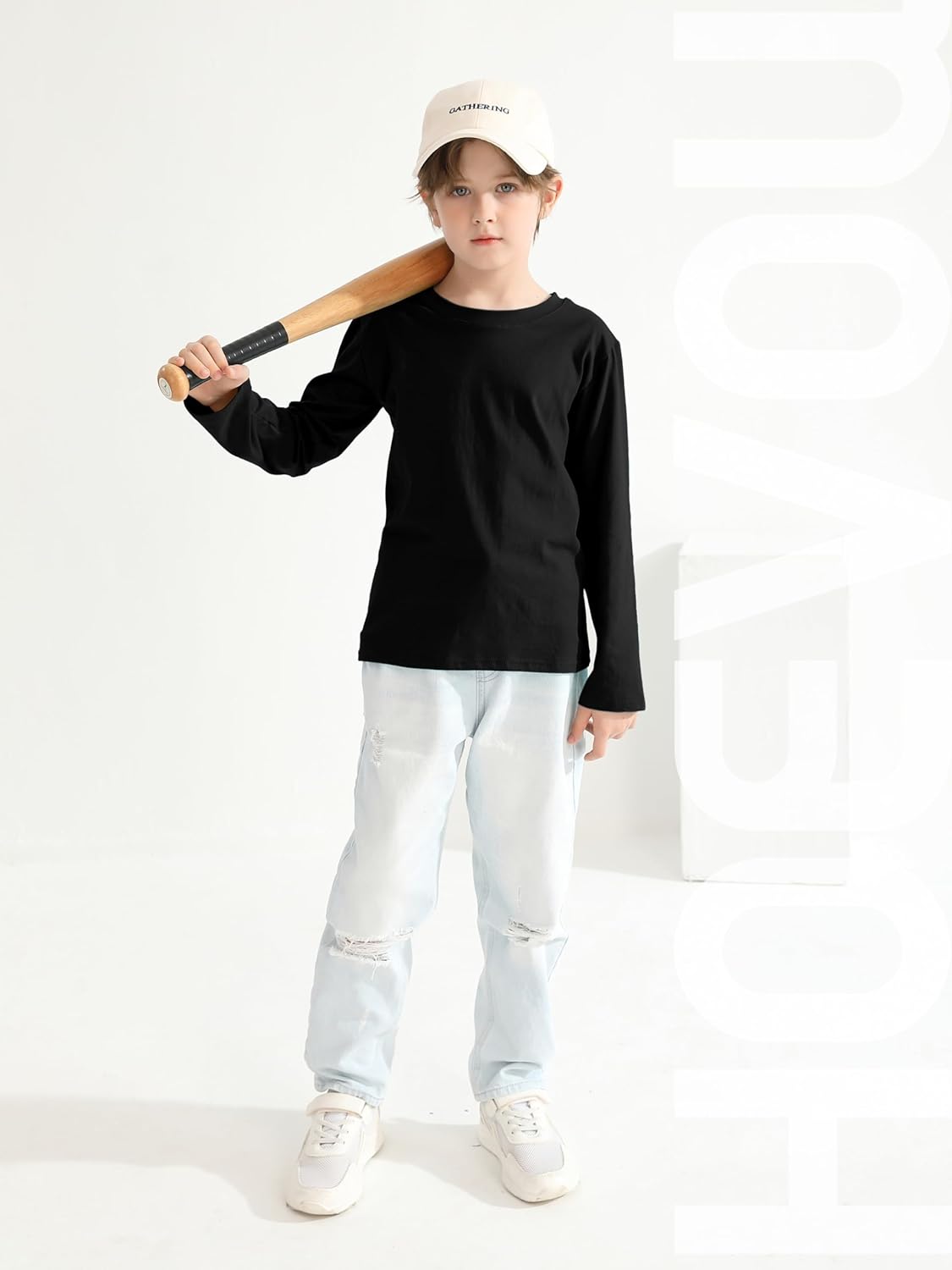 4 Pack Boys Long Sleeve Shirts Soft Cotton Basic Tees Youth Boys Long Sleeve T-Shirts Layering Shirts Tagless 5 4 Pack Boys Long Sleeve Shirts Soft Cotton Basic Tees Youth Boys Long Sleeve T-Shirts Layering Shirts Tagless - Image 5