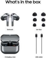 Samsung Galaxy Buds 3 Pro AI True Wireless Bluetooth Earbuds, Noise Cancelling, Sound Optimization, Redesigned Comfort Fit, Silver [US Version, Amazon Exclusive, 2Yr Warranty] - Image 12