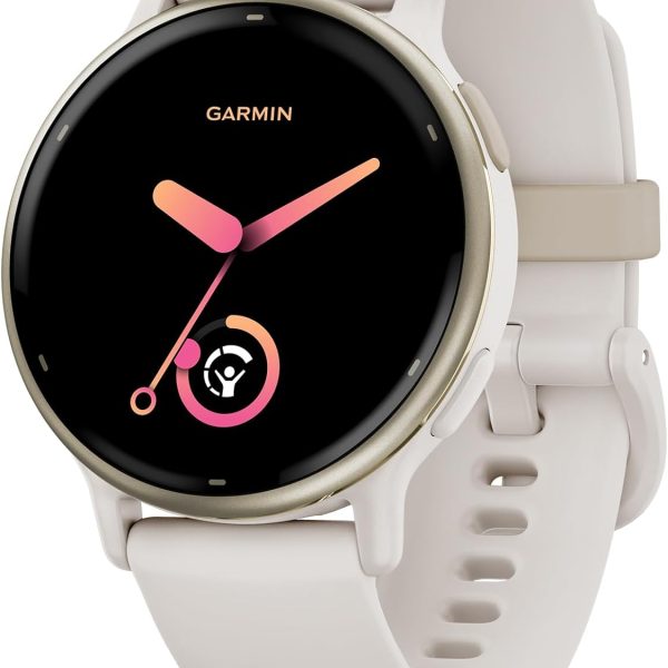 Garmin vívoactive 5, Health and Fitness GPS Smartwatch, AMOLED Display, Up to 11 Days of Battery, Ivory