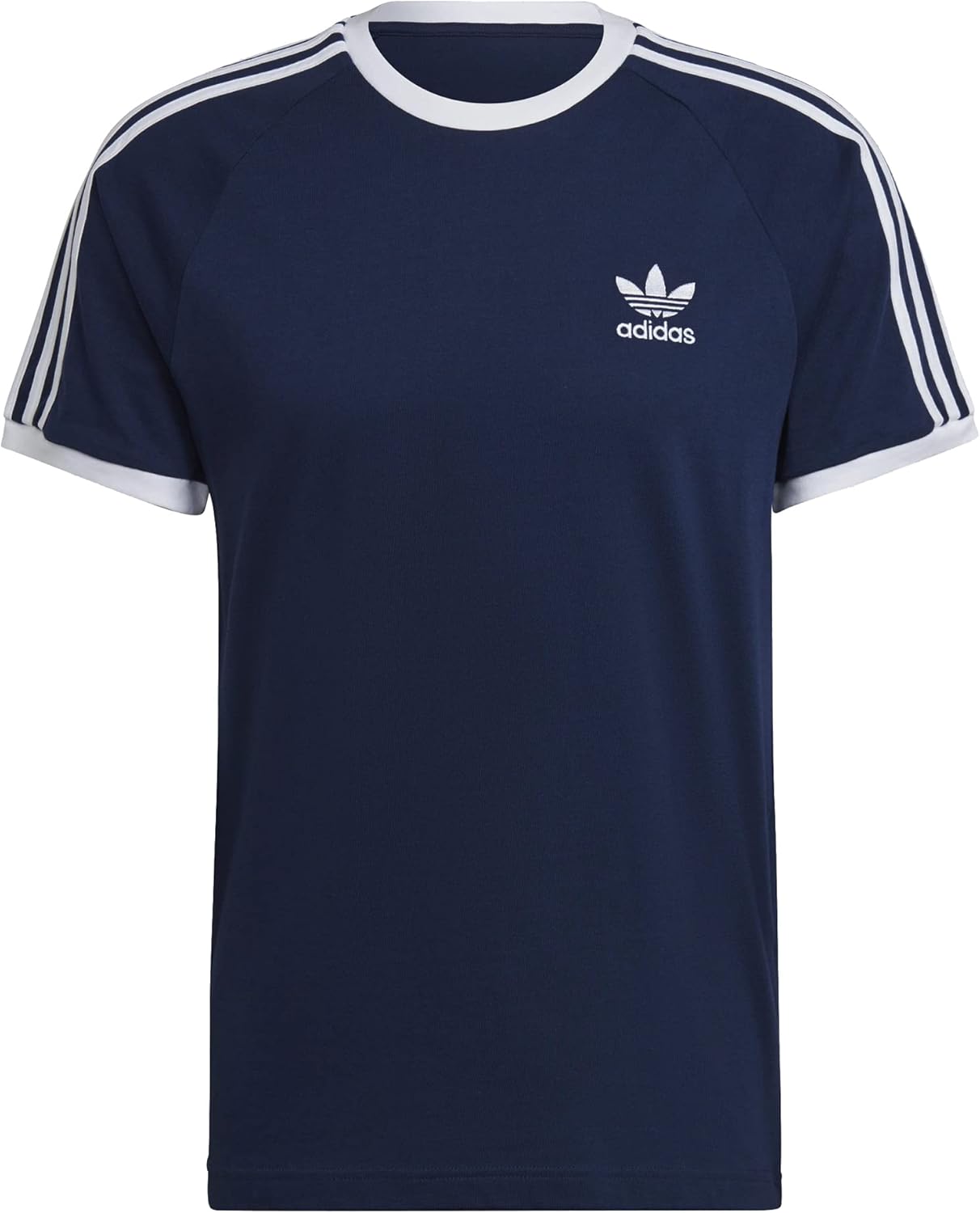 adidas Originals Men's Originals 3 Stripes Tee, Clear Sky, Medium 4 adidas Originals Men's Originals 3 Stripes Tee, Clear Sky, Medium - Image 4