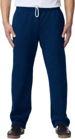 Gildan Adult Fleece Open Bottom Sweatpants with Pockets, Style G18300