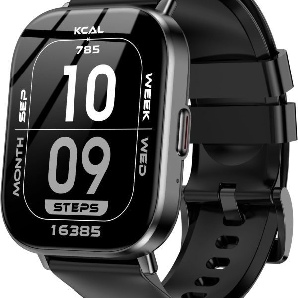 Smart Watch for Men Women, 2.01" HD Touchscreen Fitness Watch, Bluetooth Calls, 120+ Sports Modes, Music Control , 24/7 Heart Rate and Sleep Monitor, IP67 Waterproof, iOS Android Compatible (Black)