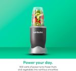 nutribullet Personal Blender, Shakes, Smoothies, Food Prep, and Frozen Blending, 24 Ounces, 600 Watt, Gray, NBR-0601WM - Image 3