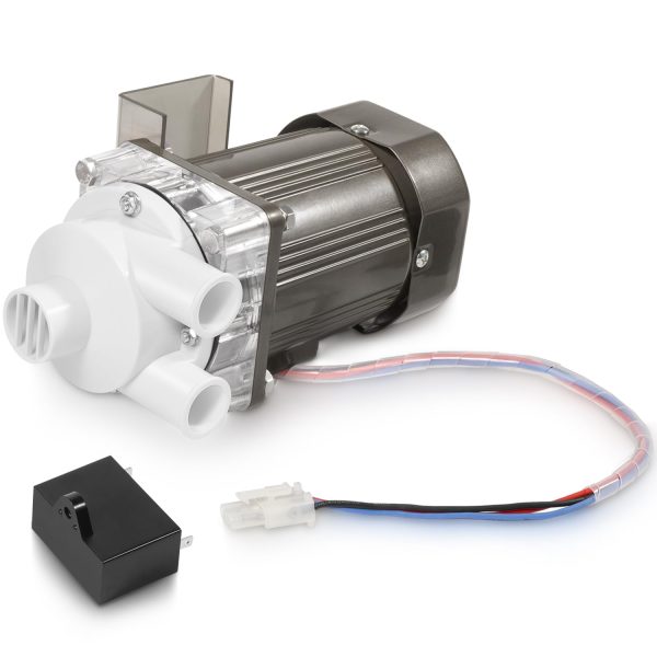 S-0731 Water Pump for Hoshizaki, Ice Machine Motor Assembly with Mounting Plate, 14-Inch Cable, and Factory Plug