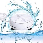 Portable Washing Machine, Mini Ultrasonic Washing Machine 3 in 1 Dishwashers Ultrasonic Waves Suitable for Home, Business, Travel, College Room, RV, Apartment (3.5IN)
