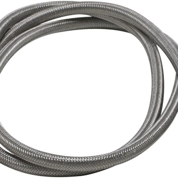 Fluidmaster 12IM72 Braided Stainless Steel Ice Maker Connector Water Line with Dual 1/4-In. x 1/4-In. Female Compression Threads, 6 Ft. (72-In.) Length