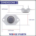 Whole Parts Refrigerator Thermistor Sensor Part # C8983701 - Replacement and Compatible with Some Viking Refrigerators - Replaces AP5313807, 956356, VC8983701, PD00002281 Models - 2 Yr Warranty - Image 6