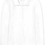 The Children's Place Girls' Long Sleeve Pique Polo