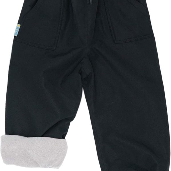 JAN & JUL Waterproof Fleece Lined Snow and Rain Pants for Toddlers and Kids