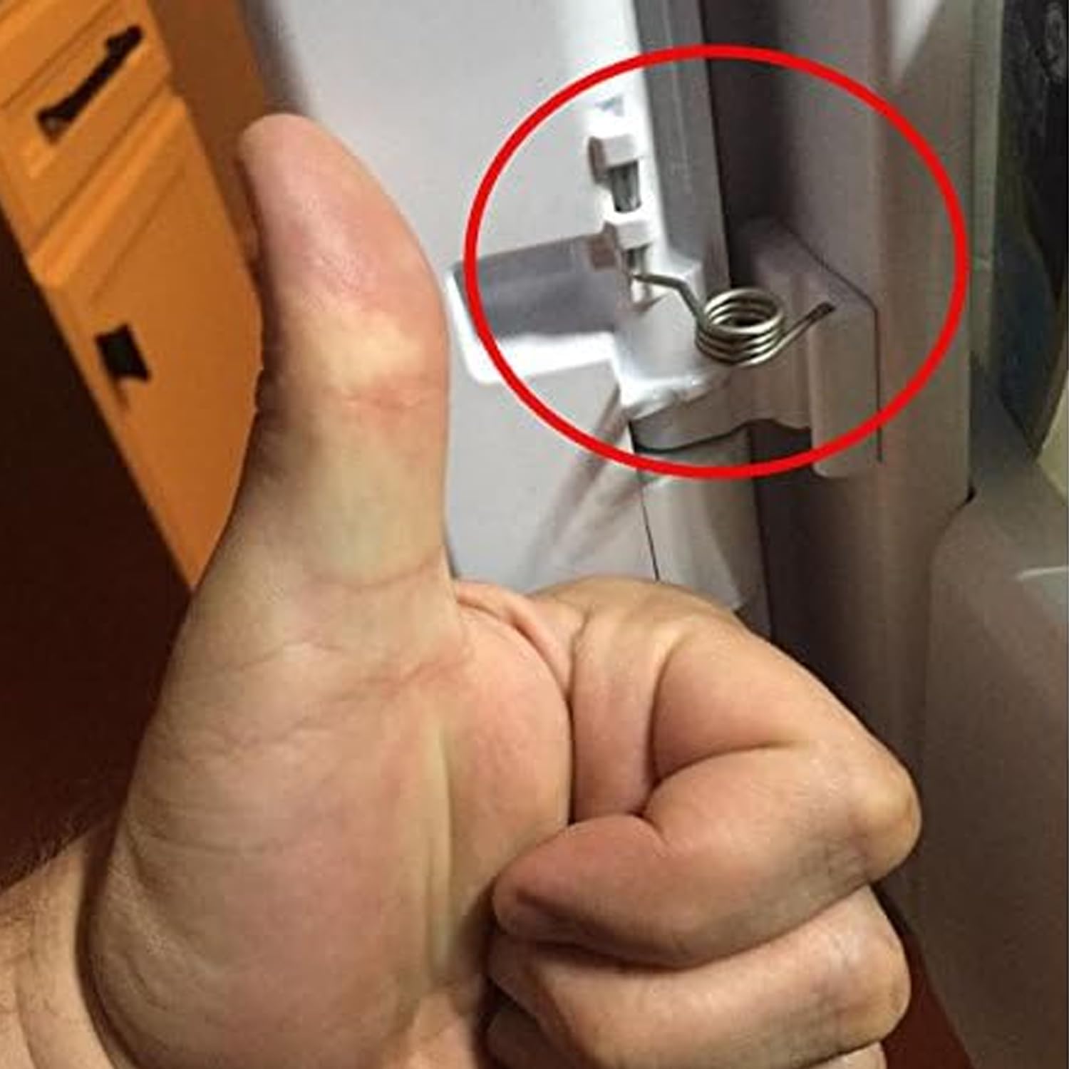 DA81-01345B Spring French For samsung rf4287hars Refrigerator French Door Spring RF267AFWP RF267HERS RF268ABBP RF268ABPN 5 DA81-01345B Spring French For samsung rf4287hars Refrigerator French Door Spring RF267AFWP RF267HERS RF268ABBP RF268ABPN - Image 5