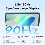 OSCAL Android Phones Unlocked for T-Mobile, FLAT 2 Android 15 Phone(2025), 12GB+128GB/2TB TF Octa Core, Dual SIM Phones Unlocked (US Warranty), 5000mAh, 90Hz,6.56"HD+, 4G/GPS/Fingerprint/Face ID-Black - Image 4