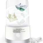Underwear Washing Machine | Portable 1L Rechargeable Mini Washer Deep Cleaning of Underwear, Baby Small Clothes, Socks | Lightweight and Compact for Apartment, Dorm, Hotel, Travel (White)