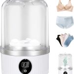 Underwear Washer, Mini Portable Washing Machine for Travel, Dorm & Camping - USB Rechargeable Gentle Wash for Bras, Socks, Baby Clothes - Compact for Apartments & RV
