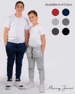 MONEY JONES ESSENTIALS Boys Sweatpants 3Pack - Fleece Joggers, Drawstring & Pockets, Slim Fit - Order 1 Size Up for Relax Fit - Image 6