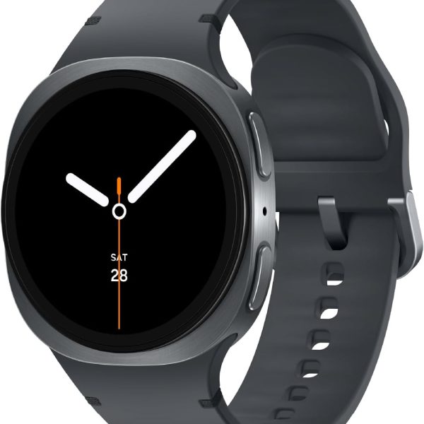 Samsung Galaxy Watch 8 (2025) 40mm Bluetooth Smartwatch, Cushion Design, Fitness Tracker, Sleep Coaching, Running Coach, Energy Score, Heart Rate Tracking, Graphite [US Version, 2 Yr Warranty]