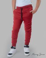 MONEY JONES ESSENTIALS Boys Sweatpants 3Pack - Fleece Joggers, Drawstring & Pockets, Slim Fit - Order 1 Size Up for Relax Fit - Image 3