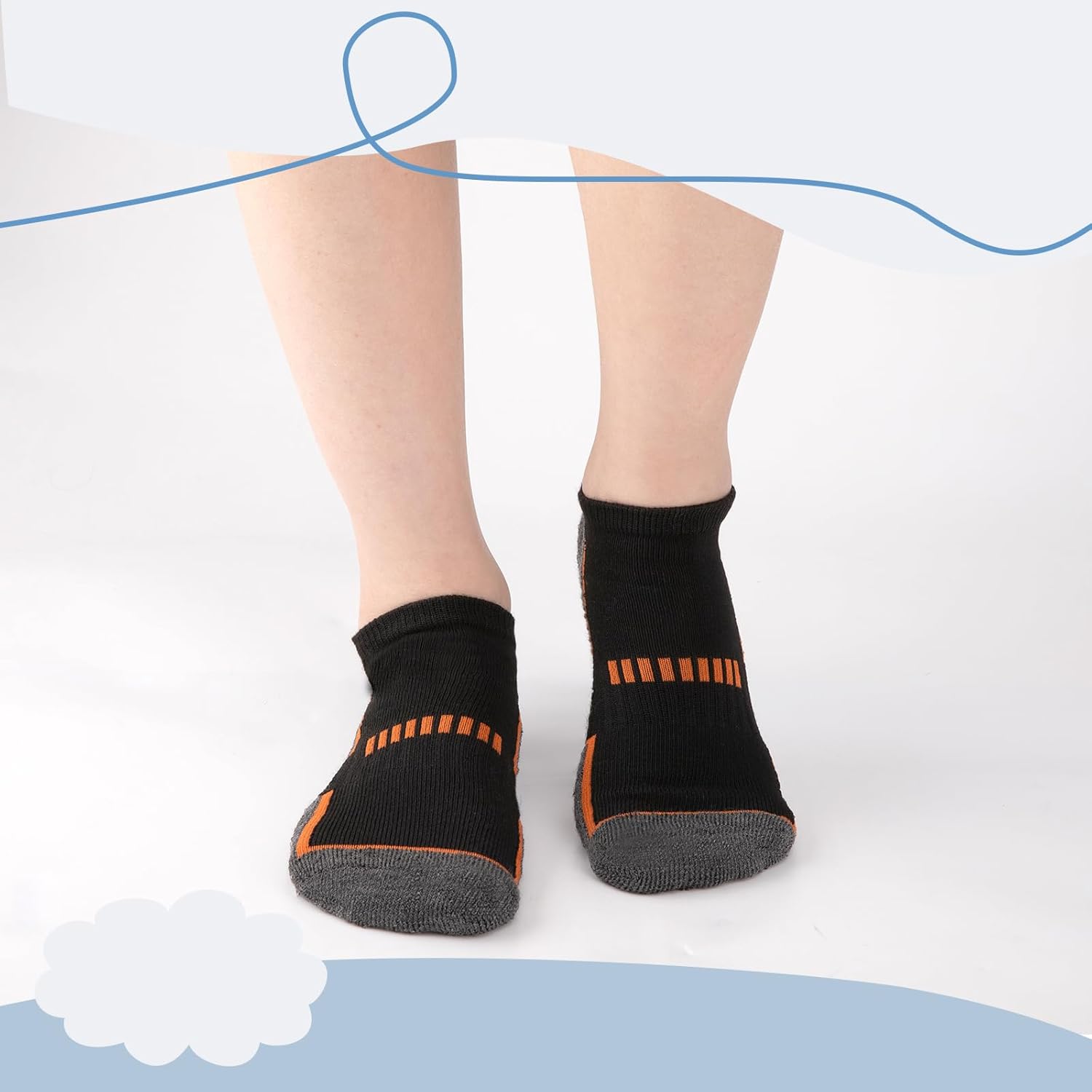 Comfoex 12 Pairs Boys Socks - Ankle Low Cut Athletic Half Cushioned Short Socks For Kids 4-6, 6-8, 8-10 Years Old 4 Comfoex 12 Pairs Boys Socks - Ankle Low Cut Athletic Half Cushioned Short Socks For Kids 4-6, 6-8, 8-10 Years Old - Image 4