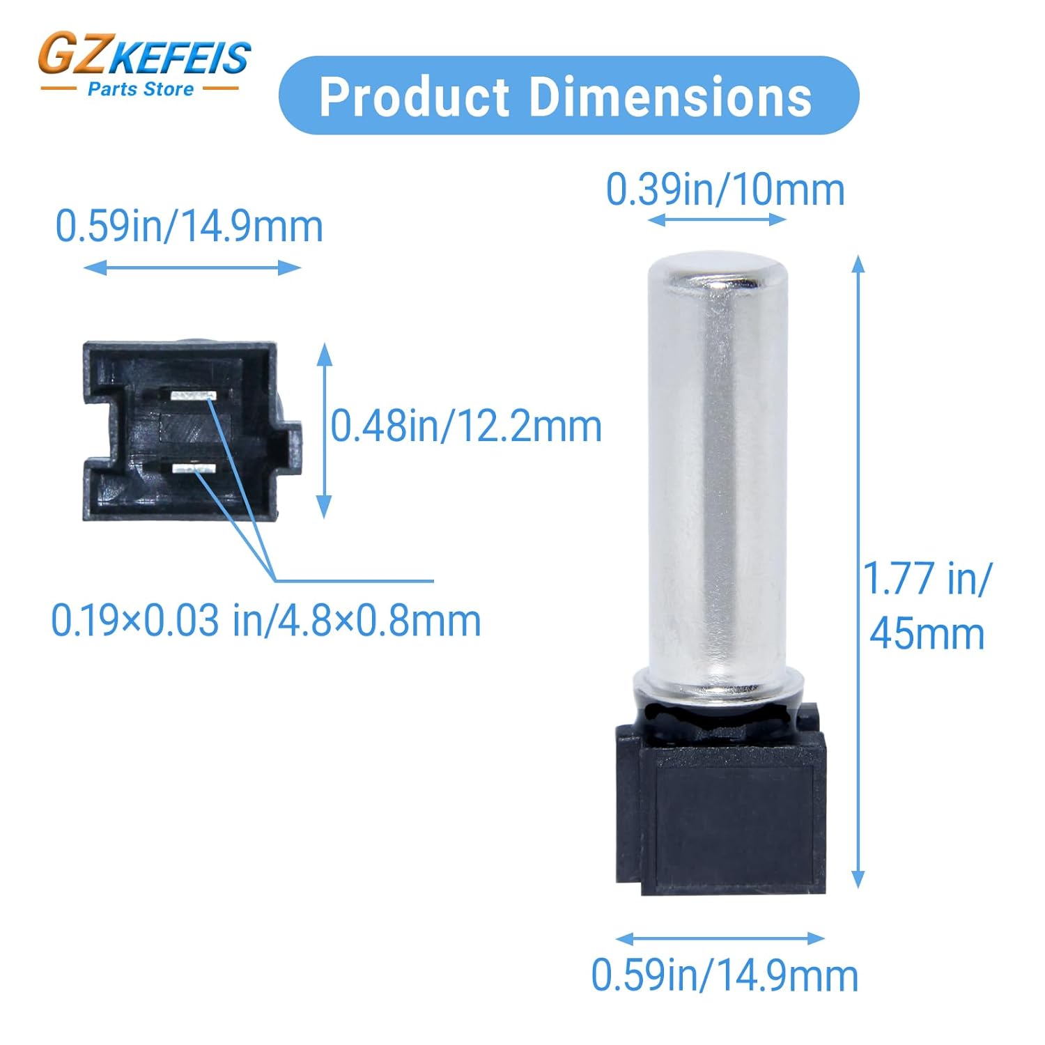 W10467289 Washer Temperature Sensor Replacement 2 Pack Compatible with Whirlpool Kenmore Amana Maytag KitchenAid Washers Replaces 8181705 8182291 8540225 8540226 W10176658 W10176659 2 W10467289 Washer Temperature Sensor Replacement 2 Pack Compatible with Whirlpool Kenmore Amana Maytag KitchenAid Washers Replaces 8181705 8182291 8540225 8540226 W10176658 W10176659 - Image 2