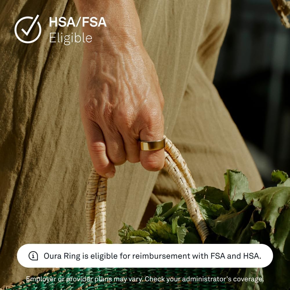 Oura Ring 4 - Gold - Size 8 - Size Before You Buy 6 Oura Ring 4 - Gold - Size 8 - Size Before You Buy - Image 6