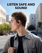 Soundcore V20i by Anker Open-Ear Headphones, Adjustable Ear Hooks, Ultra-Comfort, Snug Fit, Powerful Sound, Clear Calls, IP55, 36H Playtime, Bluetooth 5.4 Wireless Earbuds, Multipoint Connection - Image 4