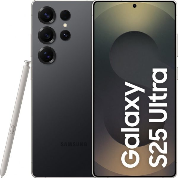 SAMSUNG Galaxy S25 Ultra SM-S938B/DS 1TB 12GB RAM AI Smartphone, Factory Unlocked, Global Model - Titanium Black