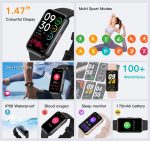 Fitness Tracker with 24/7 Health Monitoring,Heart Rate Sleep Blood Pressure Oxygen Monitor/Calorie Steps Counter Pedometer Activity Smart watchs/Notifications for Android/iOS