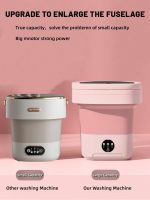 Portable Washing Machine, Mini Washer,16L Upgraded Large Capacity Foldable Washer.Deep Cleaning of Underwear, Baby Clothes and Other Small Clothes.Suitable for Apartments, Dormitories, Hotels.(Pink) - Image 6