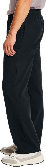 Hanes Mens Essentials Men’s Sweatpants, Men’s Cotton Jersey Pants with Pockets, 33” - Image 3