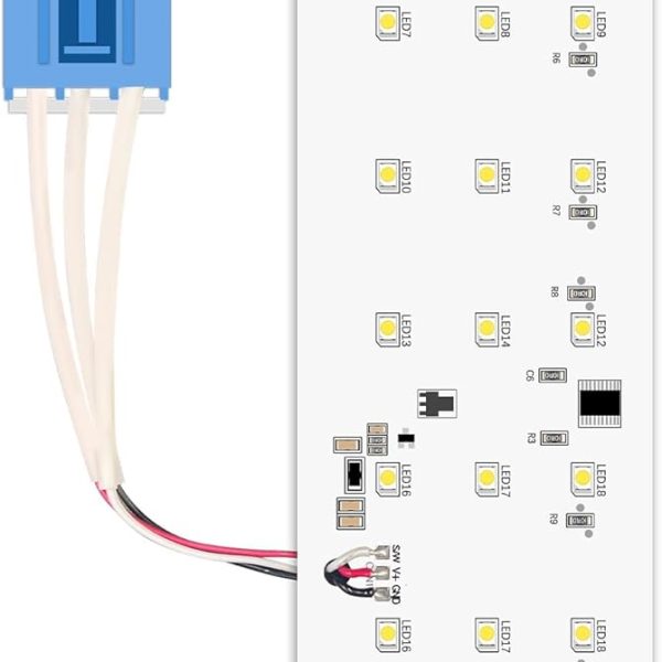 EAV43060808 Refrigerator LED Light Compatible for Kenmore and LG Refrigerator LED Light,Replaces EAV43060804 AP5020295 EAP5020295 1527980 PS3533582 PS5020295