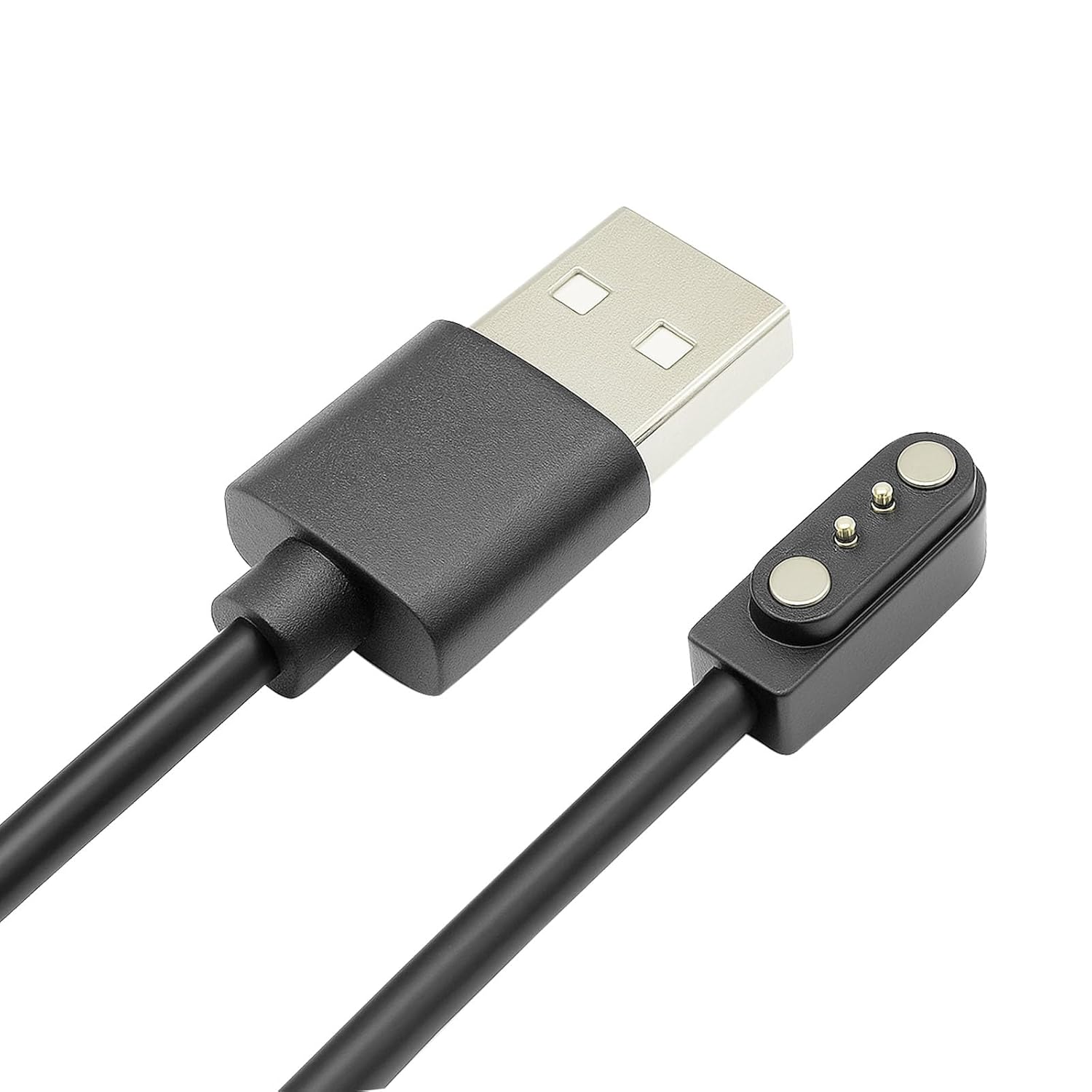 Charger Compatible with VeryFitPro, Fitpolo, Tozo, and YAMAY Smartwatches Including Models SW025, Letsfit ID205L, Replaceable Magnetic USB Cable, Smart Watch Fast Charger (2, Black) 5 Charger Compatible with VeryFitPro, Fitpolo, Tozo, and YAMAY Smartwatches Including Models SW025, Letsfit ID205L, Replaceable Magnetic USB Cable, Smart Watch Fast Charger (2, Black) - Image 5