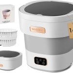 Portable Washing Machine,Mini Washer 16L Upgraded With Spin Basket 3 Modes Deep Cleaning for Underwear,Baby Clothes,Shirt,Small Delicates