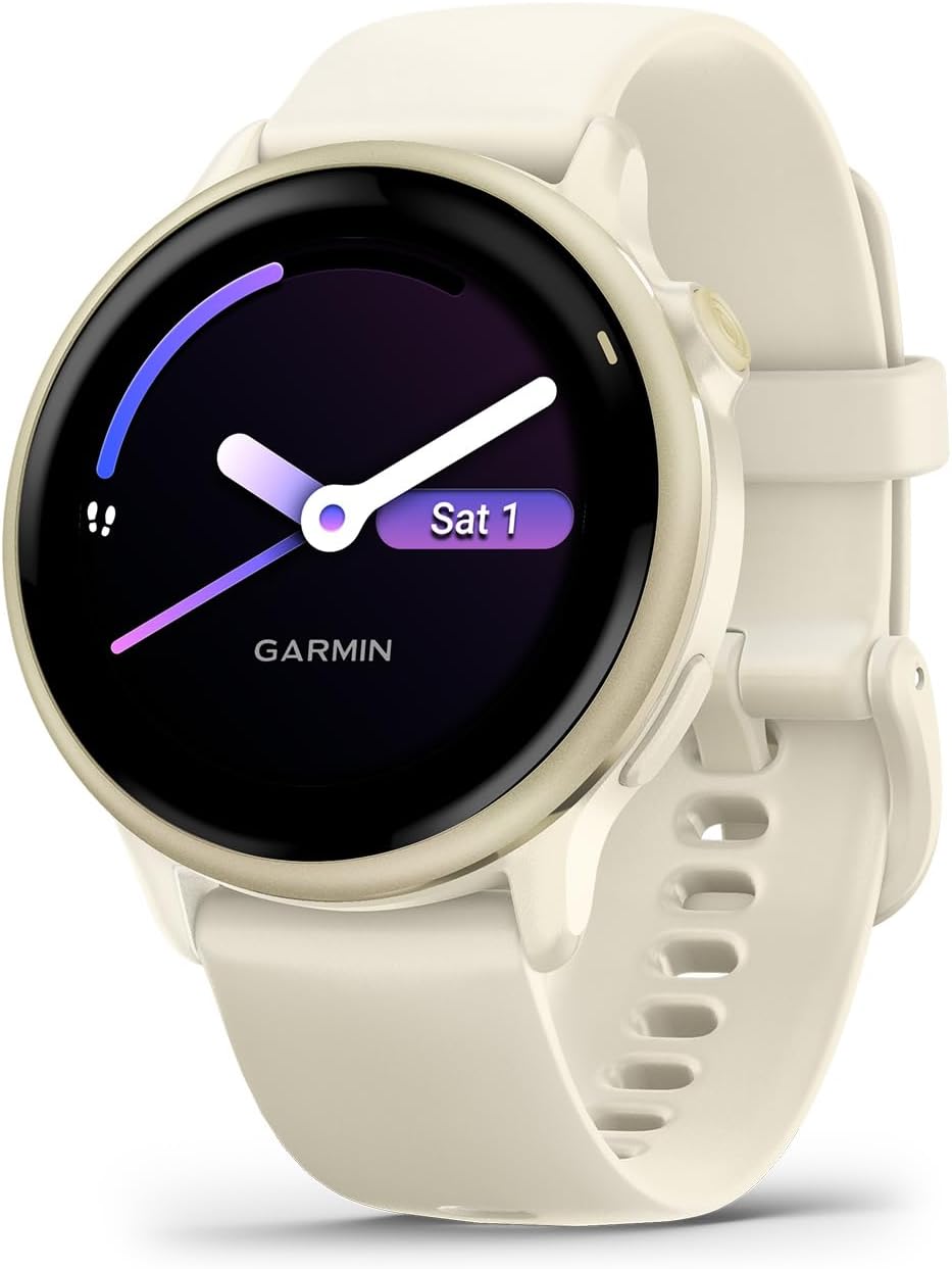 Garmin vívoactive® 6, Health and Fitness GPS Smartwatch, AMOLED Display, Up to 11 Days of Battery, Lunar Gold with Bone Band 1 Garmin vívoactive® 6, Health and Fitness GPS Smartwatch, AMOLED Display, Up to 11 Days of Battery, Lunar Gold with Bone Band